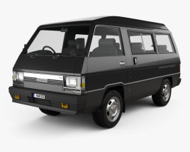 Mitsubishi Delica Star Wagon 4WD GLX 1982 3D модель