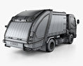 Mitsubishi Fuso Canter Shinmaywa Müllwagen 2019 3D-Modell