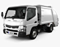 Mitsubishi Fuso Canter Shinmaywa Camión de Basura 2019 Modelo 3D