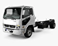 Mitsubishi Fuso Fighter (1024) Fahrgestell LKW mit Innenraum 2020 3D-Modell
