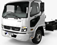 Mitsubishi Fuso Fighter (1024) Fahrgestell LKW mit Innenraum 2020 3D-Modell