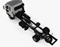 Mitsubishi Fuso Fighter (1024) Chassis Truck with HQ interior 2020 3d model top view