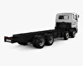 Mitsubishi Fuso Heavy Chassis Truck with HQ interior 2020 3d model back view