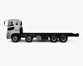 Mitsubishi Fuso Heavy Chassis Truck with HQ interior 2020 3d model side view