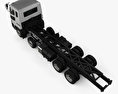 Mitsubishi Fuso Heavy Chassis Truck with HQ interior 2020 3d model top view