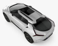 Mitsubishi E Evolution 2021 3D模型 顶视图