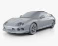 Mitsubishi FTO GPX Version R 2000 3D-Modell clay render