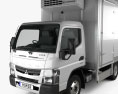 Mitsubishi Fuso Canter City Cab Refrigerator Truck 2020 3d model