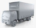 Mitsubishi Fuso Fighter Curtainsider 10 Pallet Truck 2020 3Dモデル clay render