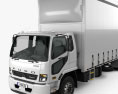 Mitsubishi Fuso Fighter Curtainsider 12 Pallet Truck 2020 3D-Modell