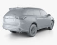 Mitsubishi Outlander PHEV 2020 3D-Modell