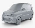 Mitsubishi Toppo 2011 3d model clay render