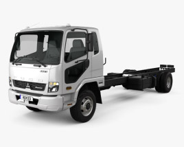 3D model of Mitsubishi Fuso Fighter (1227) Chassis Truck 2020