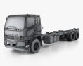 Mitsubishi Fuso Fighter (2427) Fahrgestell LKW 2020 3D-Modell wire render
