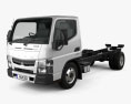 Mitsubishi Fuso Canter (515) City Einzelkabine Low Roof Fahrgestell LKW 2019 3D-Modell