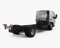 Mitsubishi Fuso Canter (515) City Single Cab Low Roof 섀시 트럭 2019 3D 모델  back view