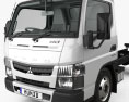 Mitsubishi Fuso Canter (515) City Einzelkabine Low Roof Fahrgestell LKW mit Innenraum 2019 3D-Modell