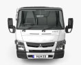 Mitsubishi Fuso Canter (515) City Single Cab Low Roof Chassis Truck with HQ interior 2019 3d model front view