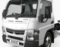 Mitsubishi Fuso Canter (515) Super Low City Cab Fahrgestell LKW mit Innenraum 2019 3D-Modell