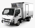 Mitsubishi Fuso Canter (515) Wide Cabine Simple Camion frigorifique 2019 Modèle 3d