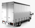 Mitsubishi Fuso Canter (615) Wide Single Cab Curtain Sider Truck 2019 3D модель back view