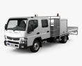 Mitsubishi Fuso Canter (815) Wide Crew Cab Service Truck 2019 3D 모델 