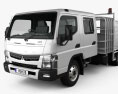 Mitsubishi Fuso Canter (815) Wide Crew Cab Service Truck 2019 3D 모델 