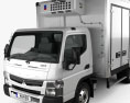 Mitsubishi Fuso Canter (918) Wide Cabine Simple Camion frigorifique 2019 Modèle 3d
