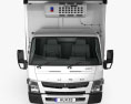 Mitsubishi Fuso Canter (918) Wide Single Cab Refrigerator Truck 2019 3d model front view