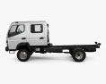 Mitsubishi Fuso Canter (FG) Wide Crew Cab 섀시 트럭 2019 3D 모델  side view