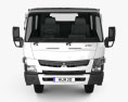 Mitsubishi Fuso Canter (FG) Wide Crew Cab Camion Telaio 2019 Modello 3D vista frontale