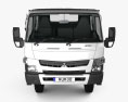 Mitsubishi Fuso Canter (FG) Wide Crew Cab Camion Telaio con interni 2019 Modello 3D vista frontale