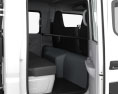 Mitsubishi Fuso Canter (FG) Wide Crew Cab Camion Telaio con interni 2019 Modello 3D
