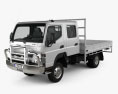 Mitsubishi Fuso Canter (FG) Wide Crew Cab Tray Truck 2019 Modèle 3d