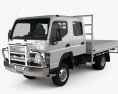 Mitsubishi Fuso Canter (FG) Wide Crew Cab Tray Truck 2019 3D模型