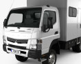 Mitsubishi Fuso Canter (FG) Wide Single Cab Camper Truck 2019 3d model