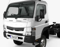 Mitsubishi Fuso Canter (FG) Wide Einzelkabine Fahrgestell LKW mit Innenraum 2019 3D-Modell