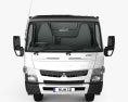 Mitsubishi Fuso Canter (FG) Wide Single Cab Вантажівка шасі з детальним інтер'єром 2019 3D модель front view
