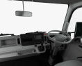 Mitsubishi Fuso Canter (FG) Wide Cabina Simple Chasis de Camión con interior 2019 Modelo 3D dashboard
