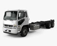 Mitsubishi Fuso Fighter (2427) Fahrgestell LKW mit Innenraum 2019 3D-Modell