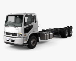 Mitsubishi Fuso Fighter (2427) Chassis Truck with HQ interior 2017 3D model