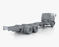 Mitsubishi Fuso Fighter (2427) Fahrgestell LKW mit Innenraum 2019 3D-Modell
