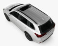 Mitsubishi Outlander PHEV 인테리어 가 있는 2018 3D 모델  top view