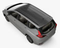 Mitsubishi Xpander con interni 2019 Modello 3D vista dall'alto