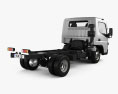 Mitsubishi Fuso Canter Wide Single Cab 섀시 트럭 L2 2019 3D 모델  back view