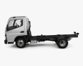 Mitsubishi Fuso Canter Wide Single Cab 섀시 트럭 L2 2019 3D 모델  side view