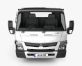 Mitsubishi Fuso Canter Wide Cabine Simple Camion Châssis L2 2019 Modèle 3d vue frontale