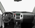 Mitsubishi Pajero п'ятидверний з детальним інтер'єром 2006 3D модель dashboard