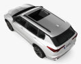 Mitsubishi Outlander SEL US-spec 2024 3D模型 顶视图
