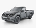 Mitsubishi L200 Cabina Singola 2017 Modello 3D wire render